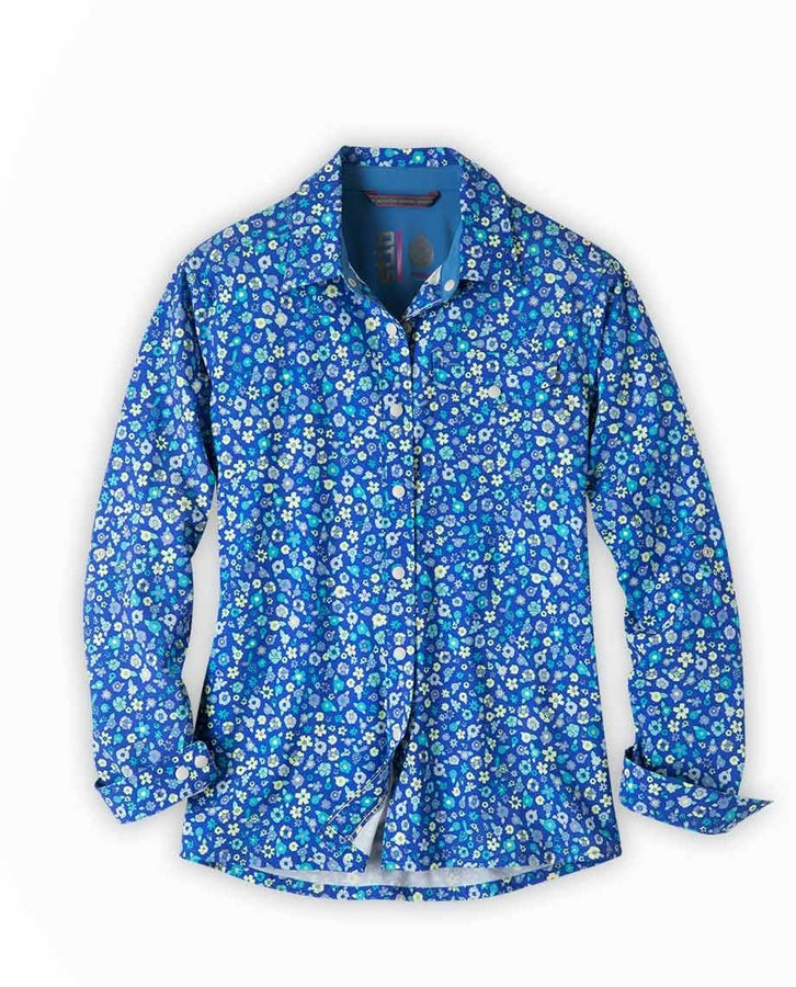 larkspur blue floral