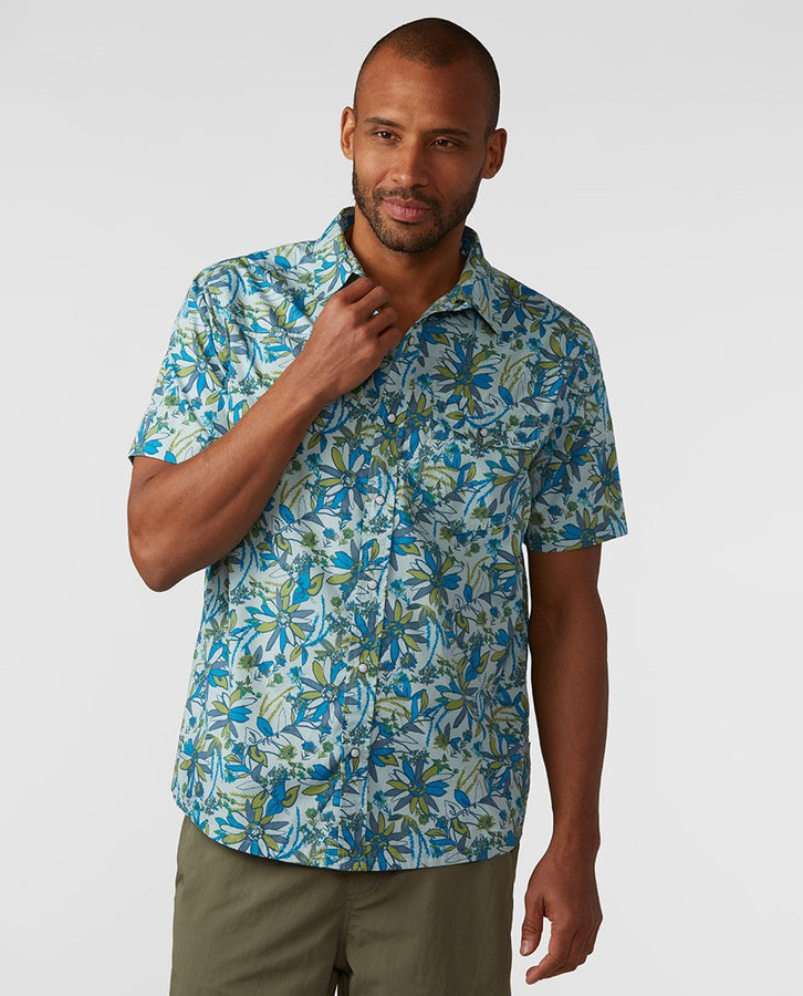 Rapid Blue Wildflower Print