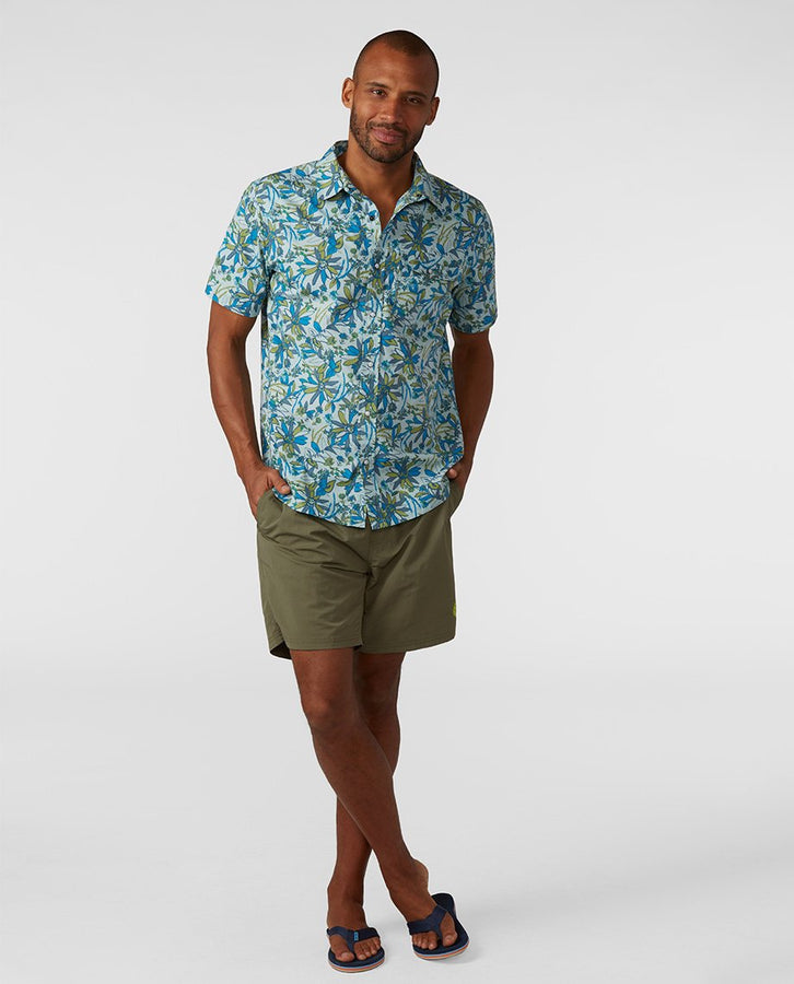 Rapid Blue Wildflower Print