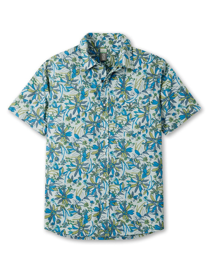 Rapid Blue Wildflower Print