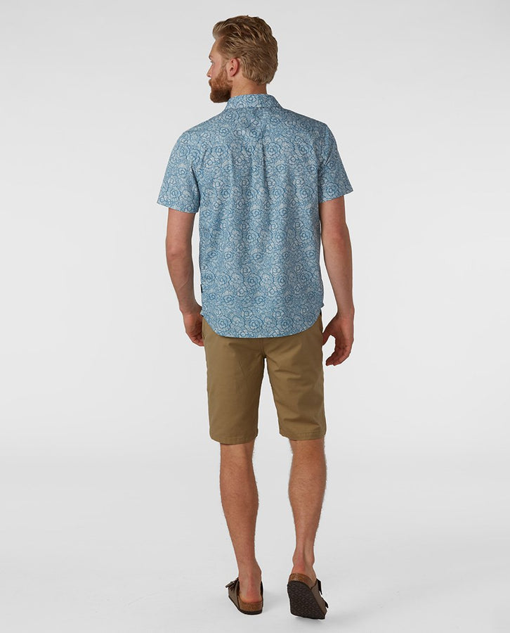 River Shimmer Etched Floral