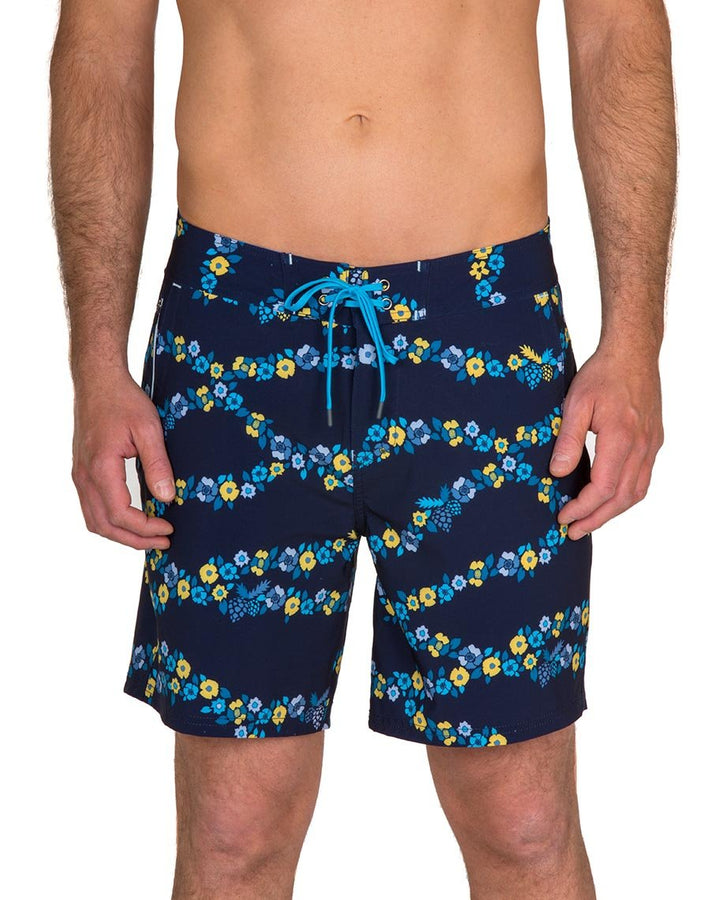 maritime blue floral