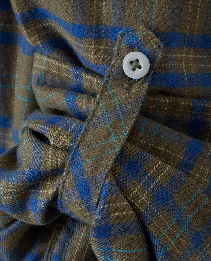 dark olive plaid