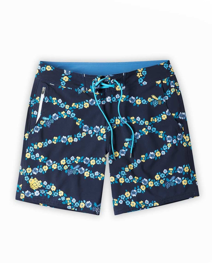 maritime blue floral