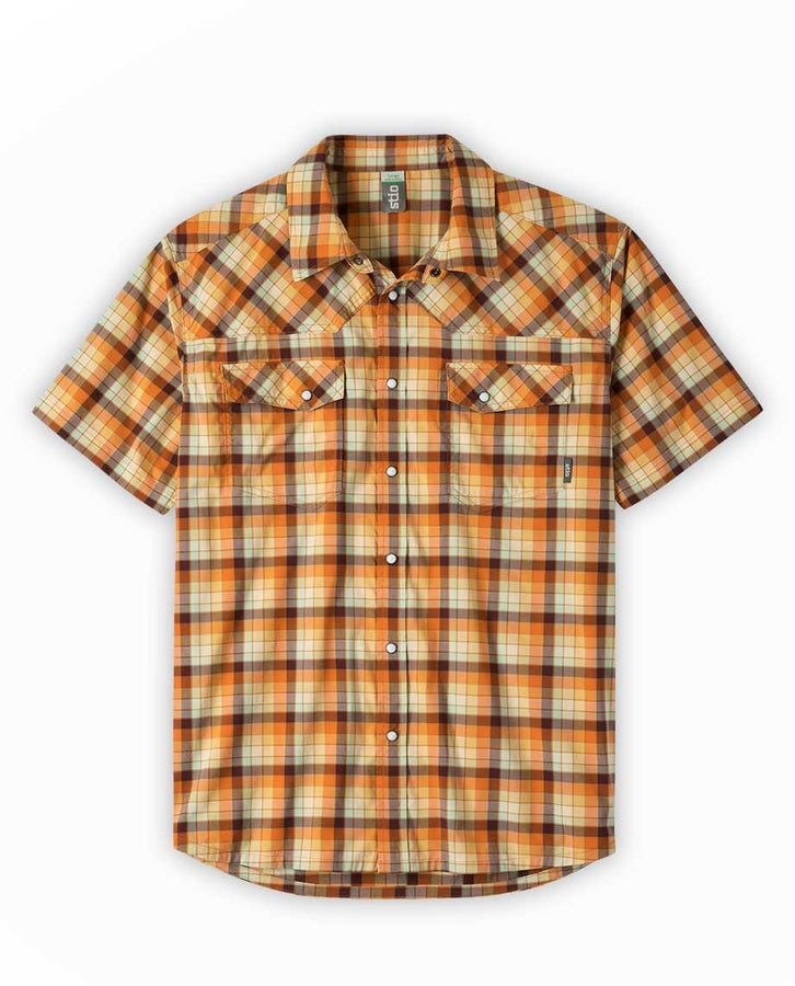 burnt orange check