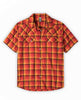 oxblood check